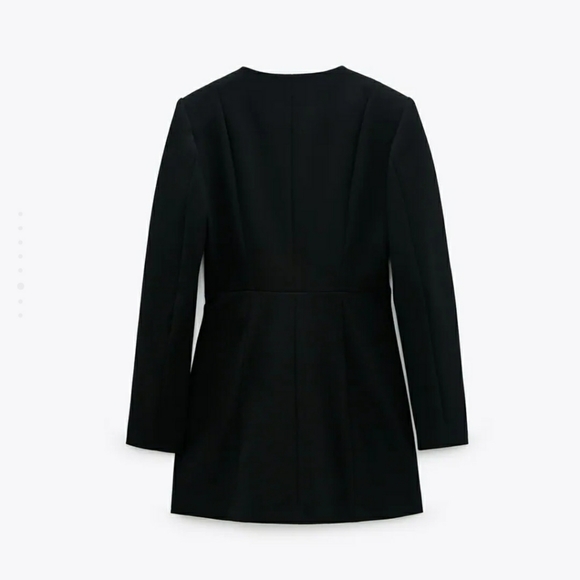 Zara fitted frock coat with metal buttons - Picture 5 of 5